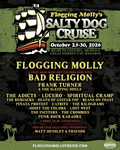 Flogging Molly and Sixthman Announce 2026 Cruise Lineup